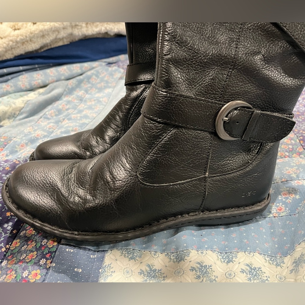 boc Black Over the Knee Boots - Picture 2 of 6
